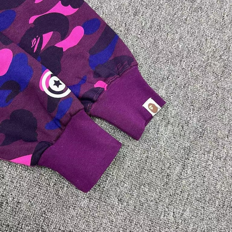 BAPE Double Hat Shark Full Zip Hoodie - 12