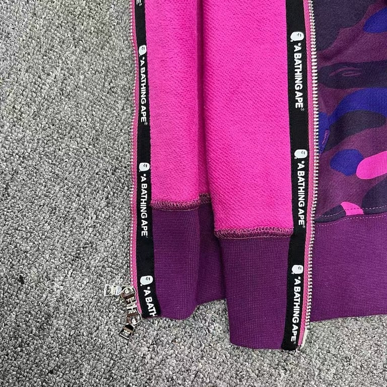 BAPE Double Hat Shark Full Zip Hoodie - 13