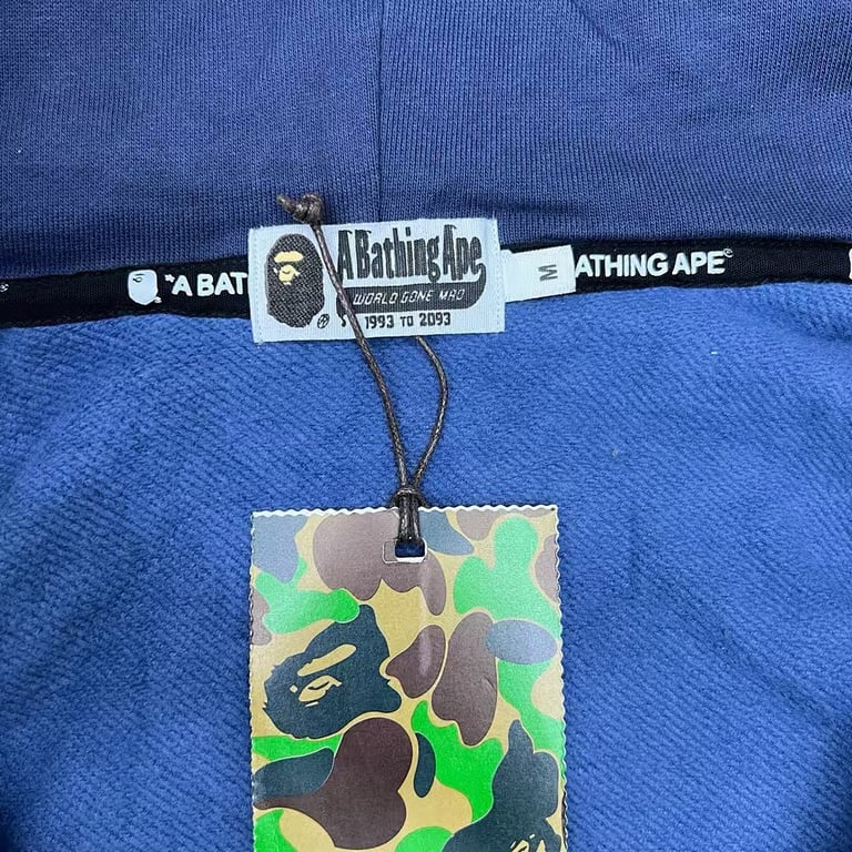 BAPE Double Hat Shark Full Zip Hoodie - 21