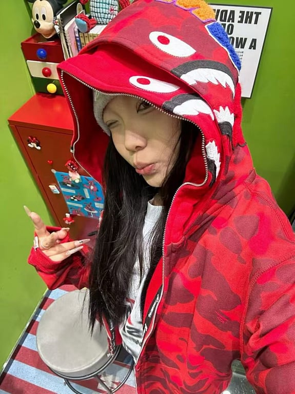 BAPE Double Hat Shark Full Zip Hoodie - 29