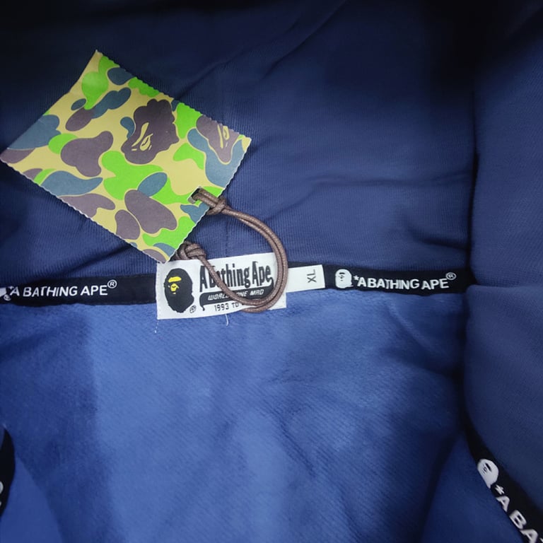 BAPE Double Hat Shark Full Zip Hoodie - 31