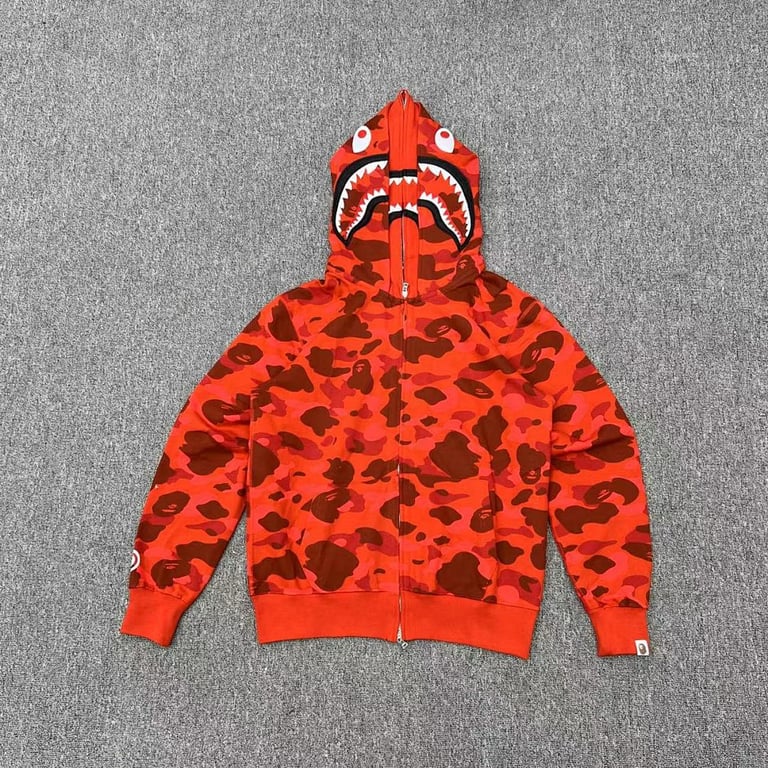 BAPE Double Hat Shark Full Zip Hoodie - 7