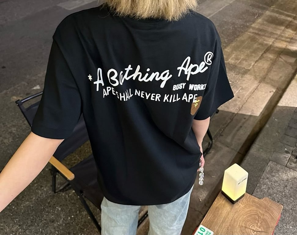 BAPE Busy Works Graphic Tee - 8