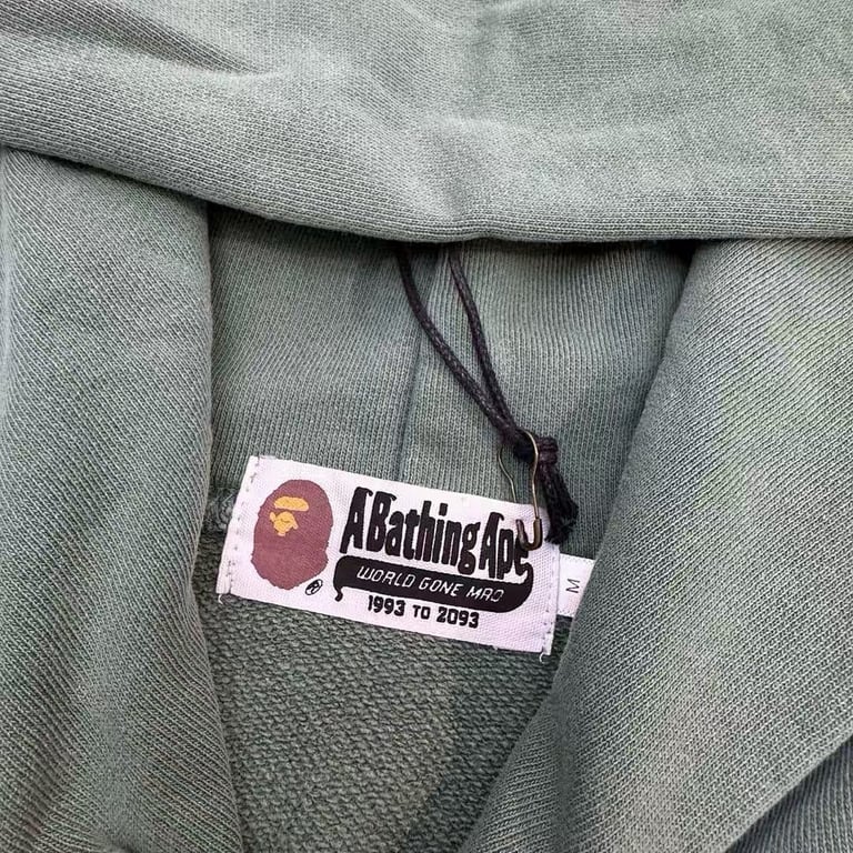 BAPE Pullover Hoodie with APE Graphic - 13