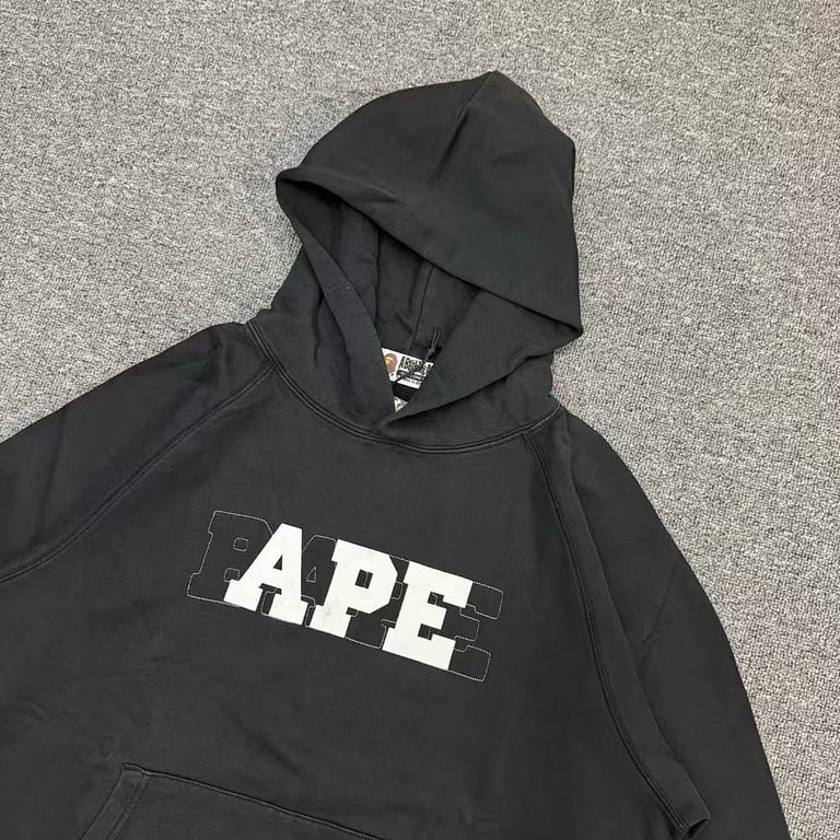 BAPE Pullover Hoodie with APE Graphic - 19