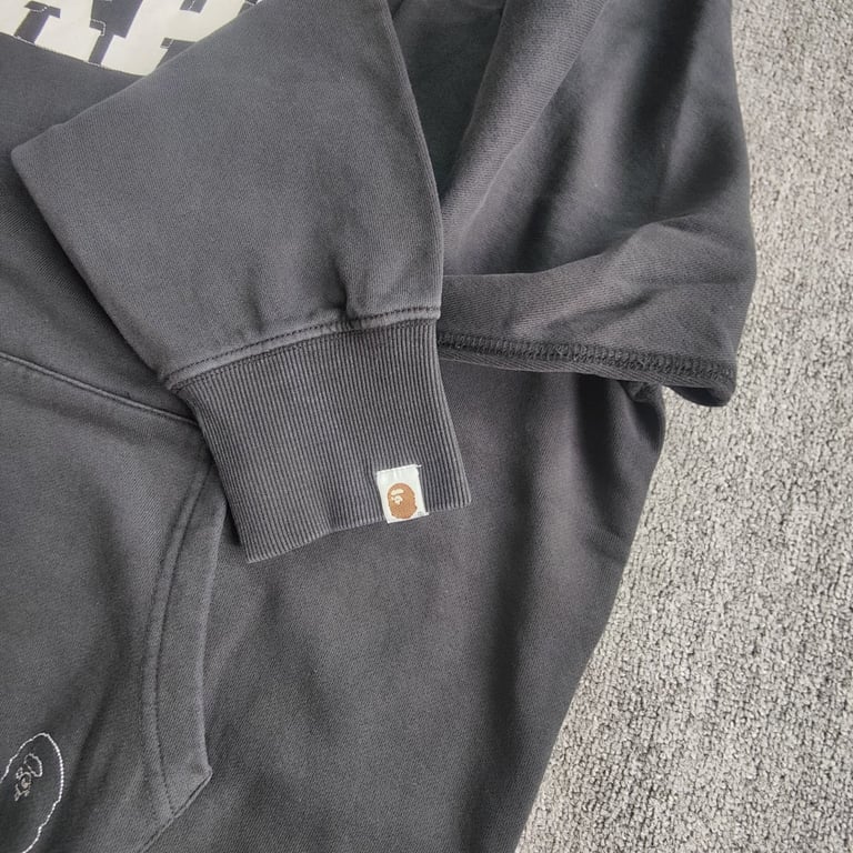 BAPE Pullover Hoodie with APE Graphic - 26