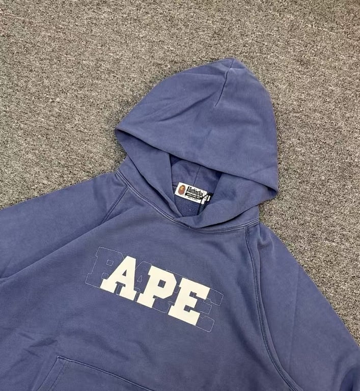 BAPE Pullover Hoodie with APE Graphic - 8