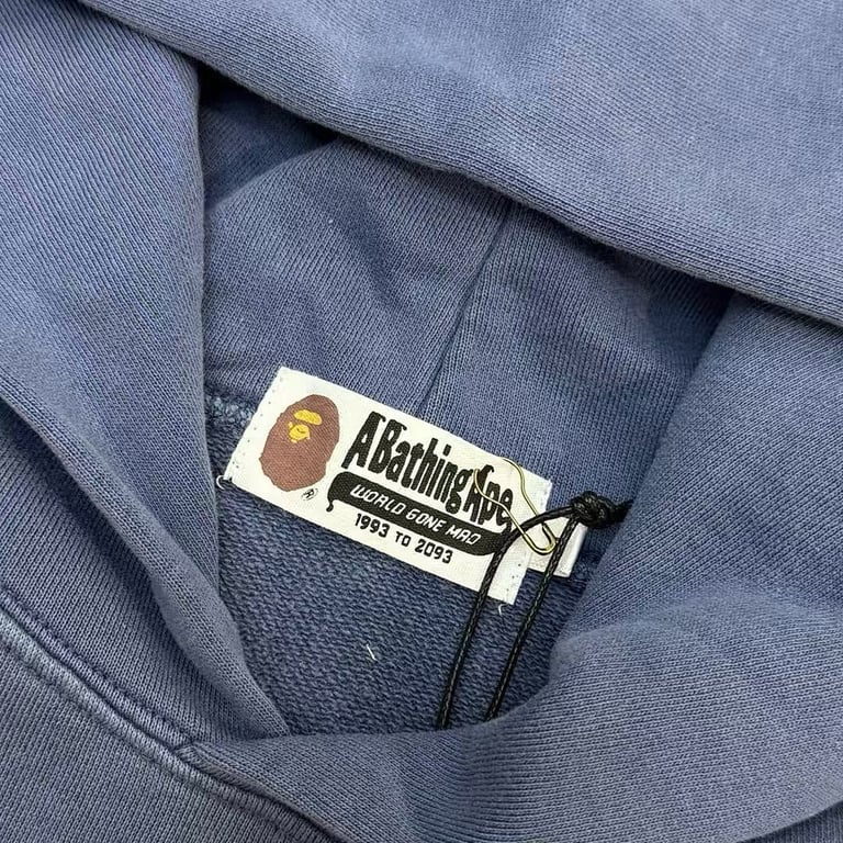 BAPE Pullover Hoodie with APE Graphic - 9