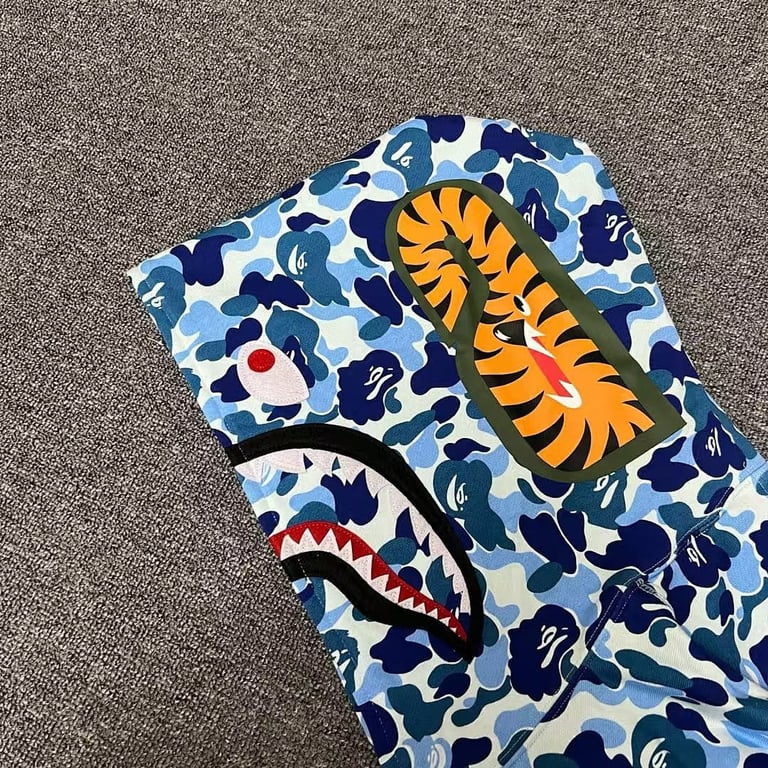 BAPE Shark Full Zip Camo Hoodie - 23