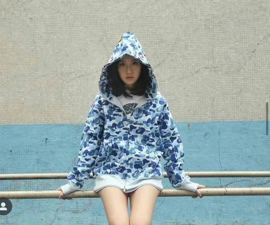 BAPE Shark Full Zip Camo Hoodie - 29