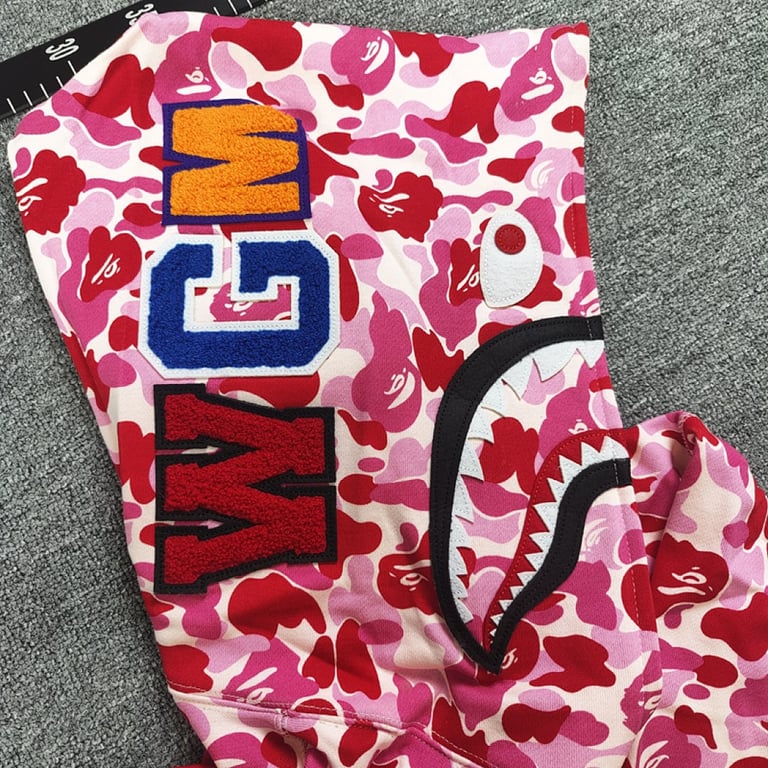BAPE Shark Full Zip Camo Hoodie - 34