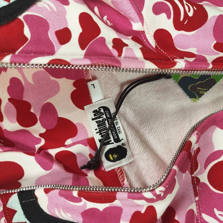BAPE Shark Full Zip Camo Hoodie - 36