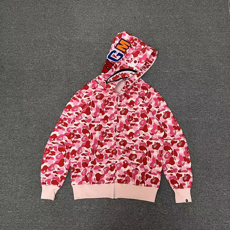 BAPE Shark Full Zip Camo Hoodie - 10