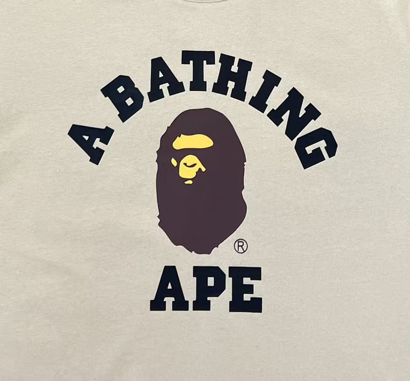BAPE College Logo Graphic Tee - 8