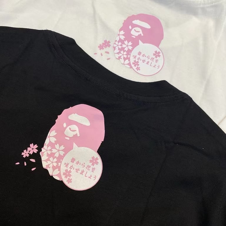 BAPE Sakura Ape Head Graphic Tee - 11