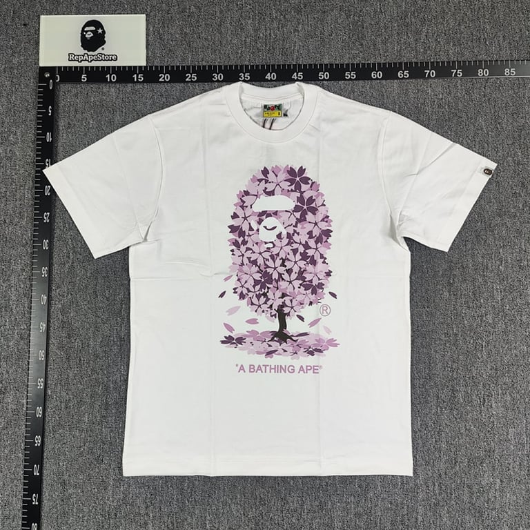 BAPE Sakura Ape Head Graphic Tee - 17