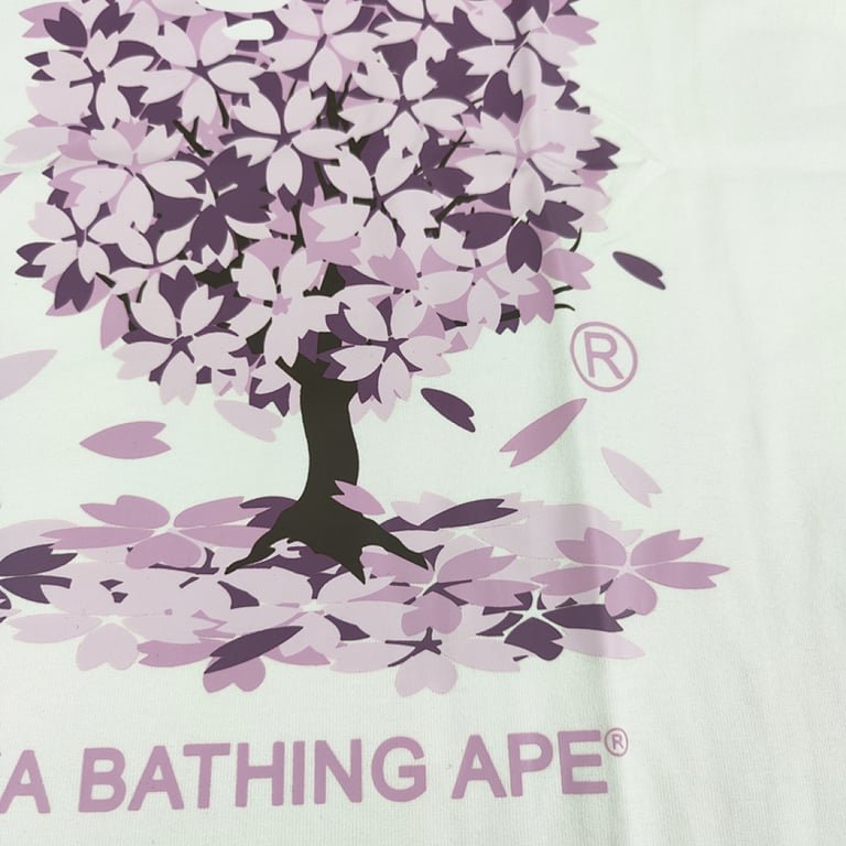 BAPE Sakura Ape Head Graphic Tee - 19