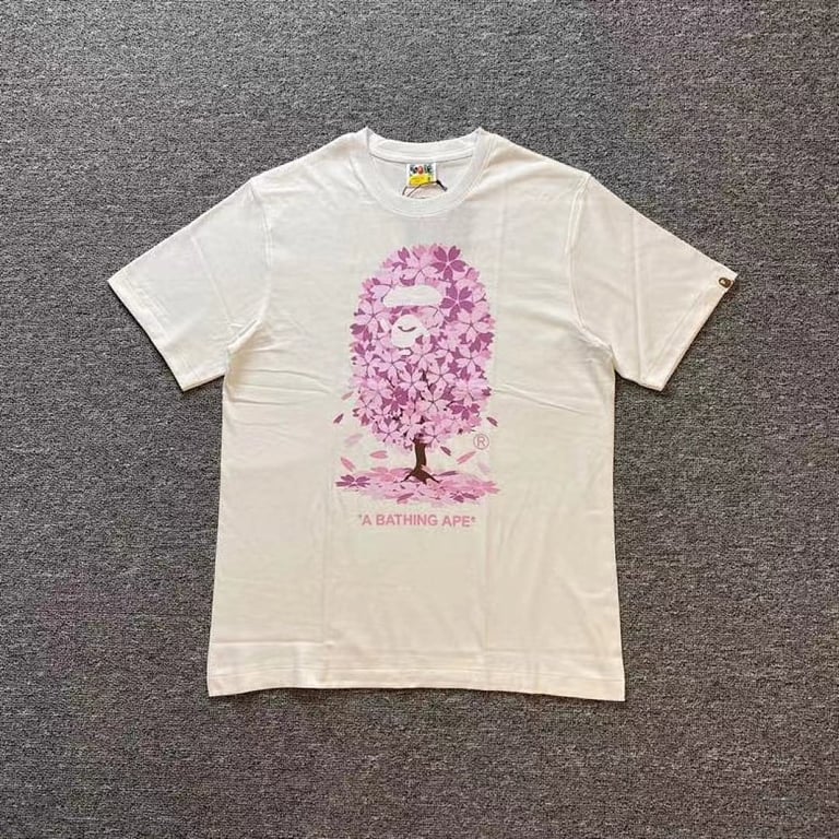 BAPE Sakura Ape Head Graphic Tee - 4