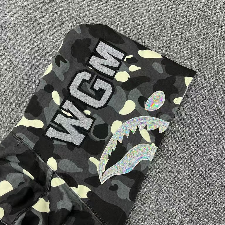 BAPE Shark Full Zip Camo Hoodie - 14