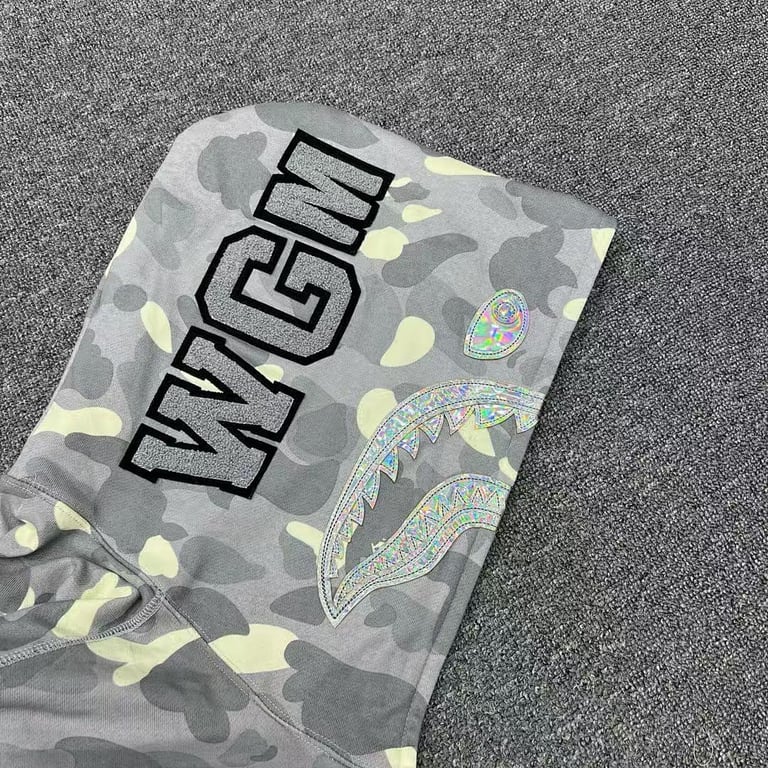 BAPE Shark Full Zip Camo Hoodie - 17