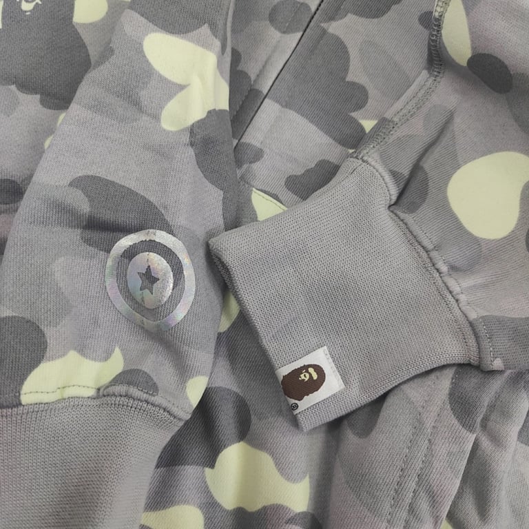 BAPE Shark Full Zip Camo Hoodie - 33