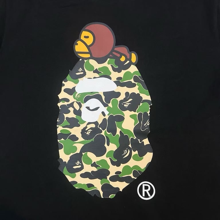 BAPE Baby Milo Ape Head Camo Tee - 25