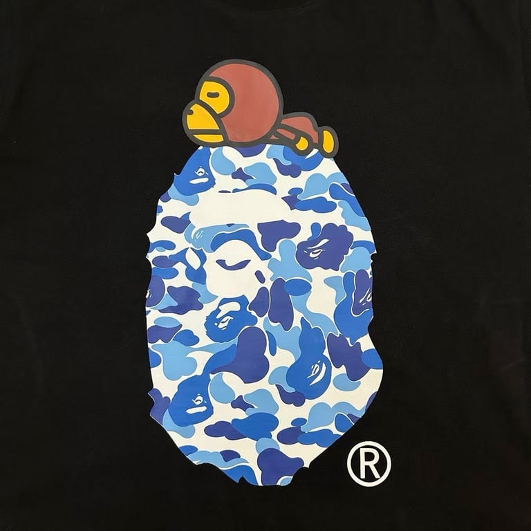 BAPE Baby Milo Ape Head Camo Tee - 26