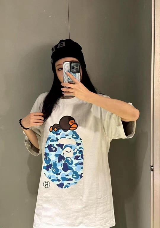 BAPE Baby Milo Ape Head Camo Tee - 10