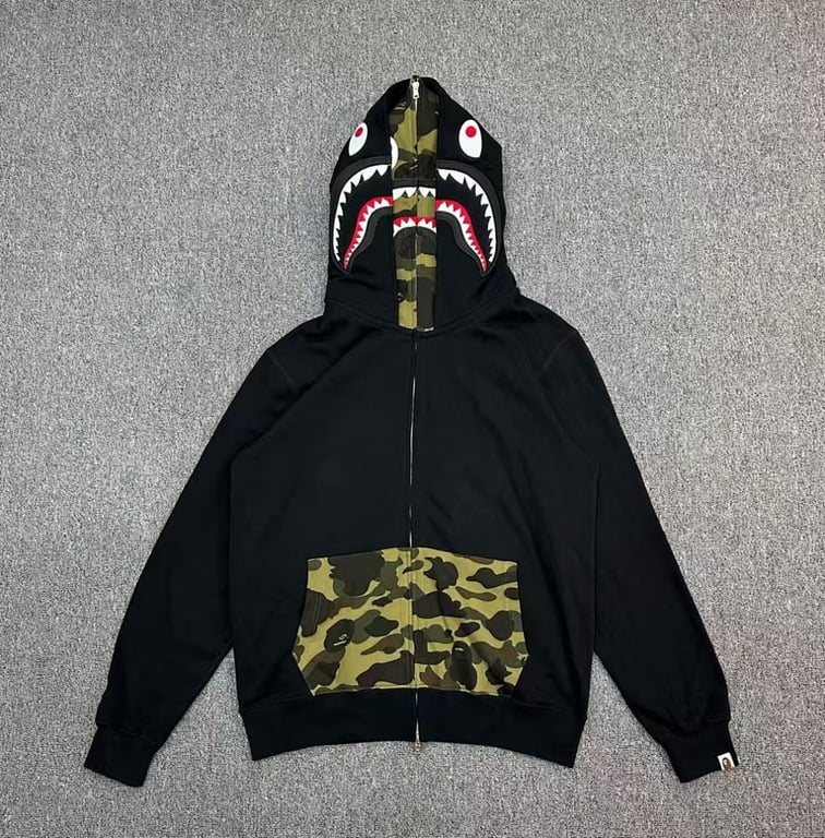 BAPE Double Shark Full Zip Hoodie - 11