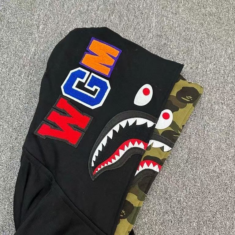 BAPE Double Shark Full Zip Hoodie - 13