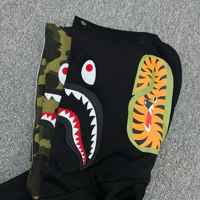 BAPE Double Shark Full Zip Hoodie - 14