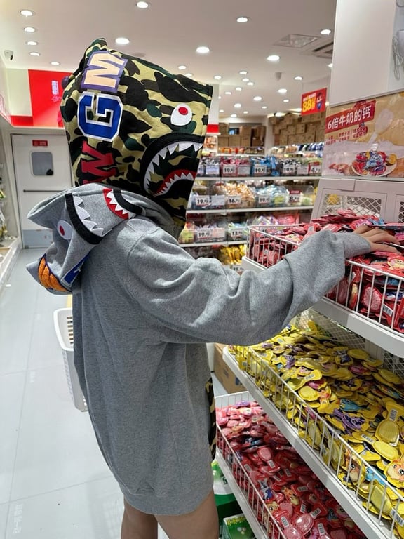 BAPE Double Shark Full Zip Hoodie - 25