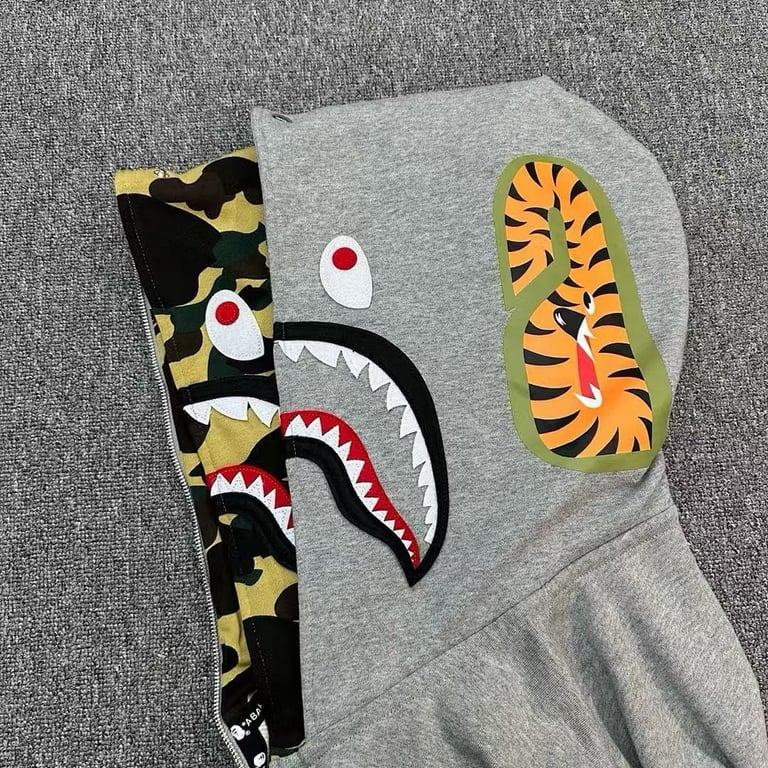 BAPE Double Shark Full Zip Hoodie - 5