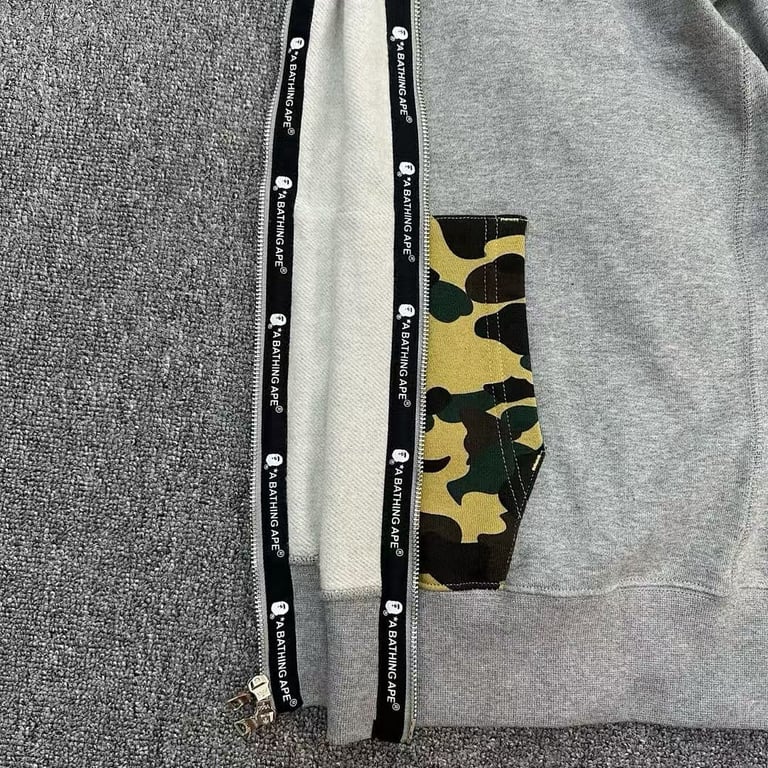 BAPE Double Shark Full Zip Hoodie - 8