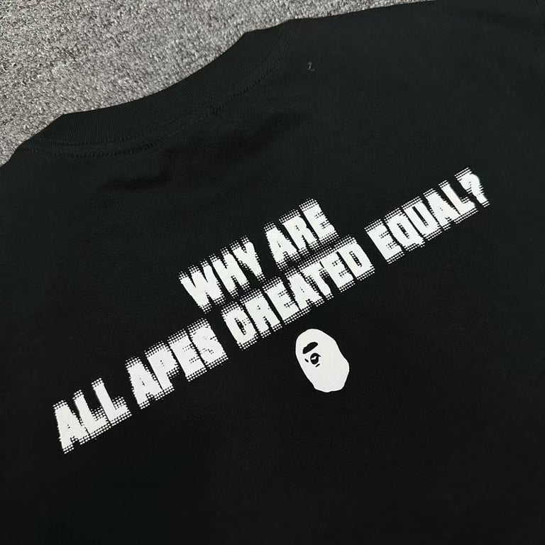 BAPE Why Are All Apes Created Equal Tee - 13