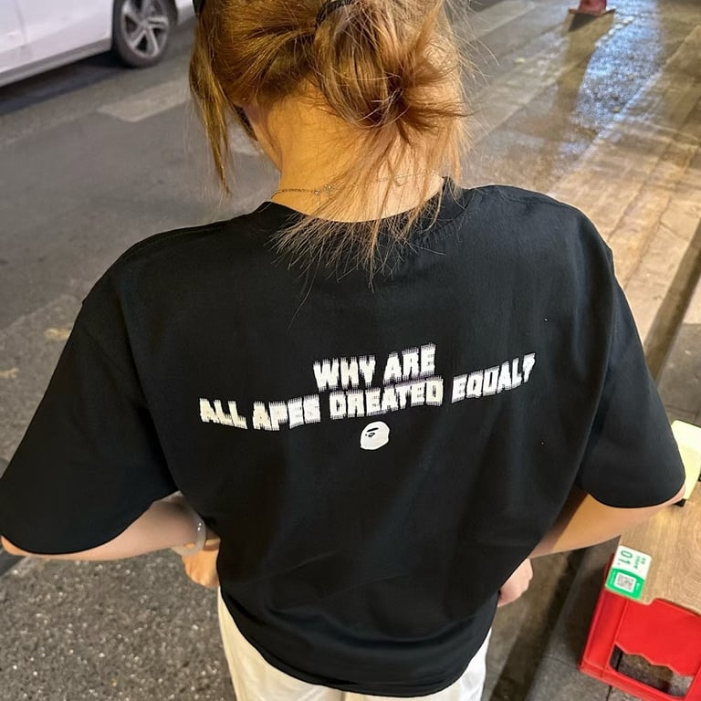 BAPE Why Are All Apes Created Equal Tee - 15