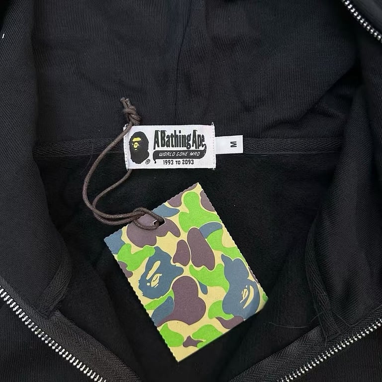 BAPE Single Hat Full Zipper Hoodie - 11