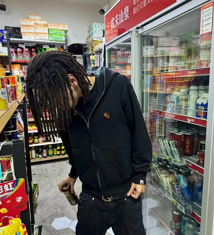 BAPE Single Hat Full Zipper Hoodie - 6