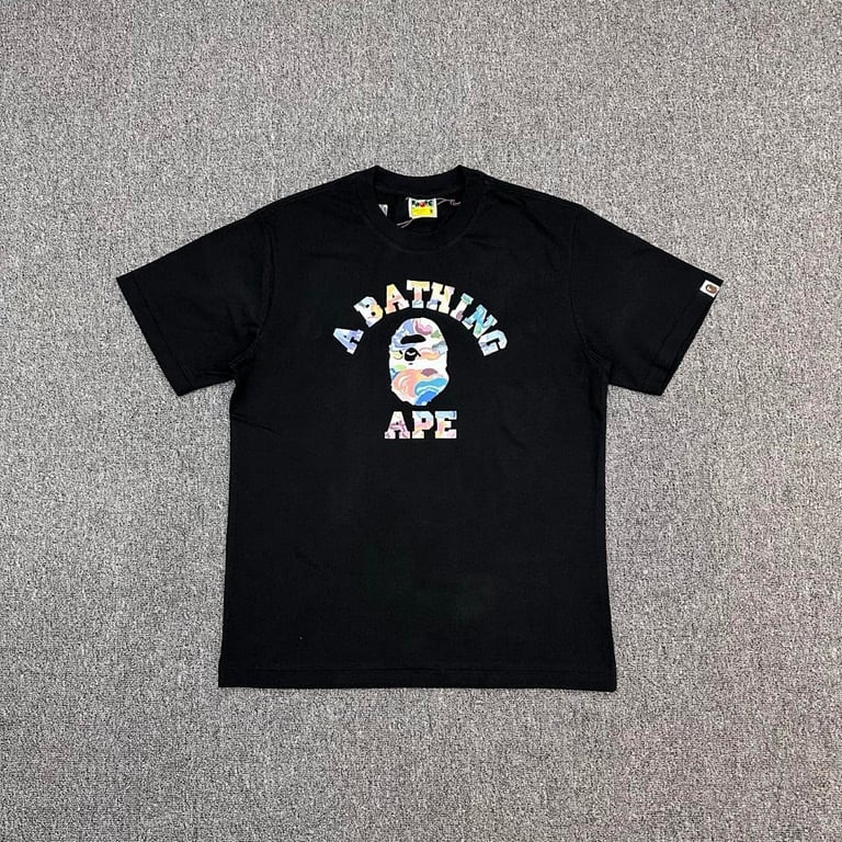 BAPE Colorful Ape Head Graphic Tee #357 - 2