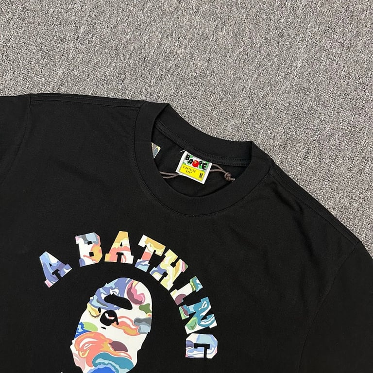 BAPE Colorful Ape Head Graphic Tee #357 - 7