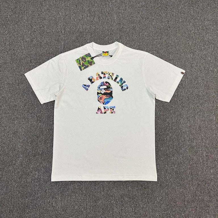 BAPE Colorful Ape Head Graphic Tee #357 - 8