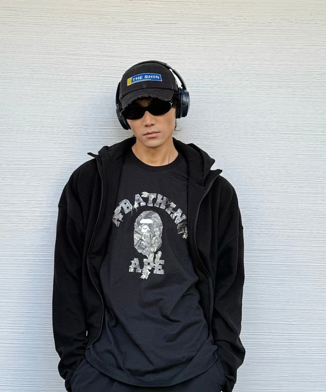 BAPE Camo Ape Head Graphic Tee - 2