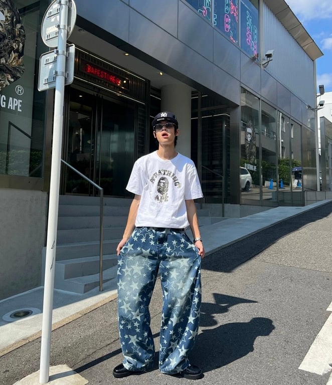 BAPE Camo Ape Head Graphic Tee - 5