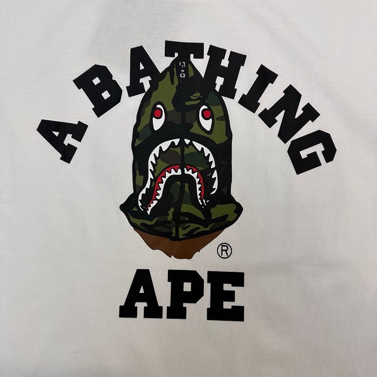 BAPE Shark Head Graphic Tee - 11