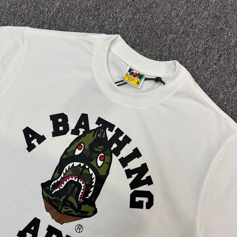 BAPE Shark Head Graphic Tee - 12