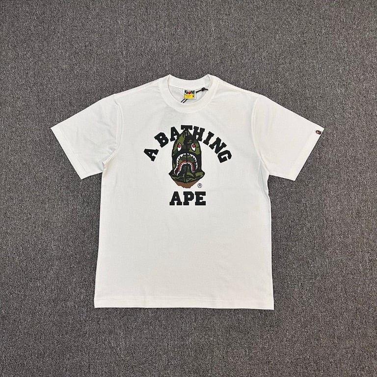 BAPE Shark Head Graphic Tee - 8