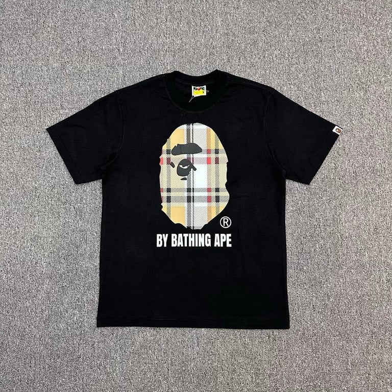 BAPE Check Ape Head Graphic Tee - 2