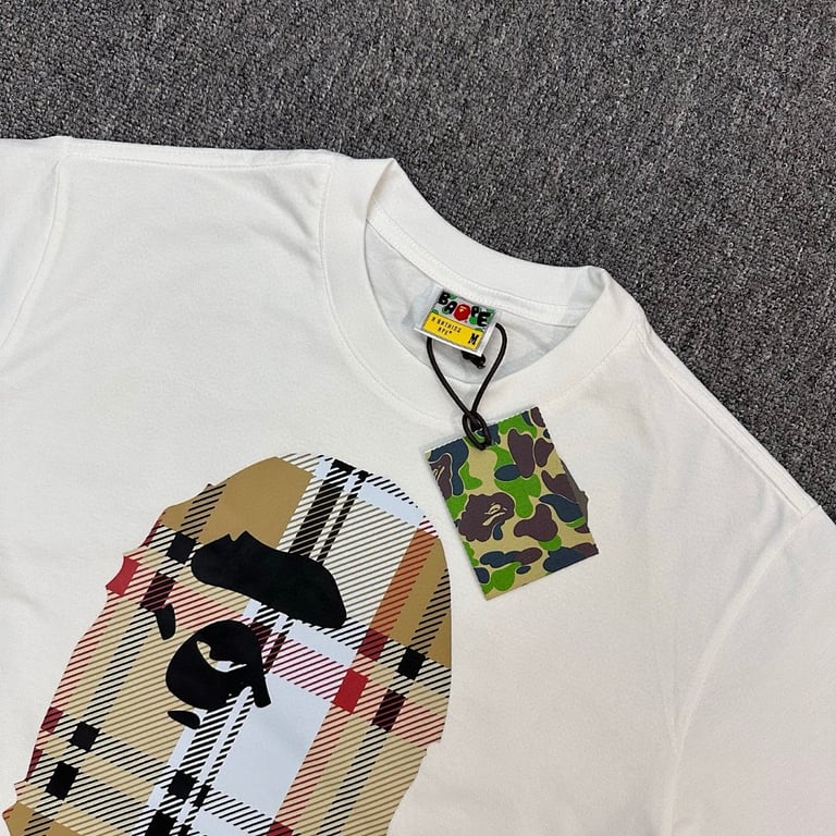 BAPE Check Ape Head Graphic Tee - 11