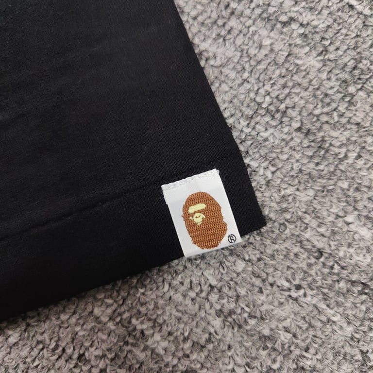 BAPE Check Ape Head Graphic Tee - 16