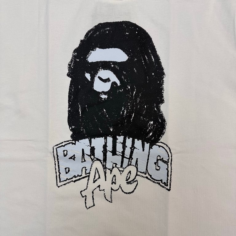 BAPE Sketch Ape Head Graphic Tee - 12